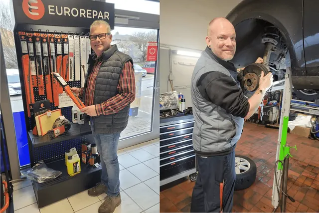 Unser Team bei der Arbeit: Eurorepar-Teiletheke und Bremsenservice in der Werkstatt